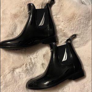 🌸NAUTICA🌸BLACK RAIN BOOTS BRAND NEW